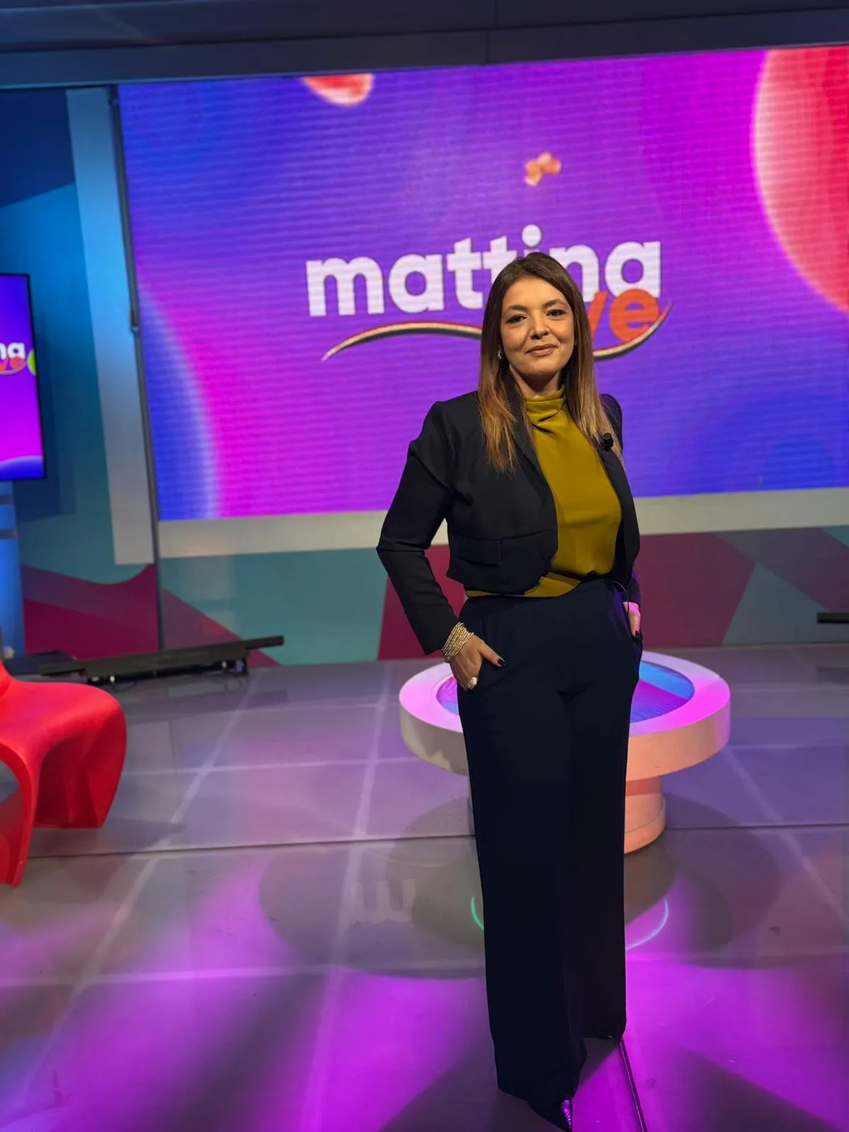 Una rappresentante dell’associazione nello studio di Mattina Live