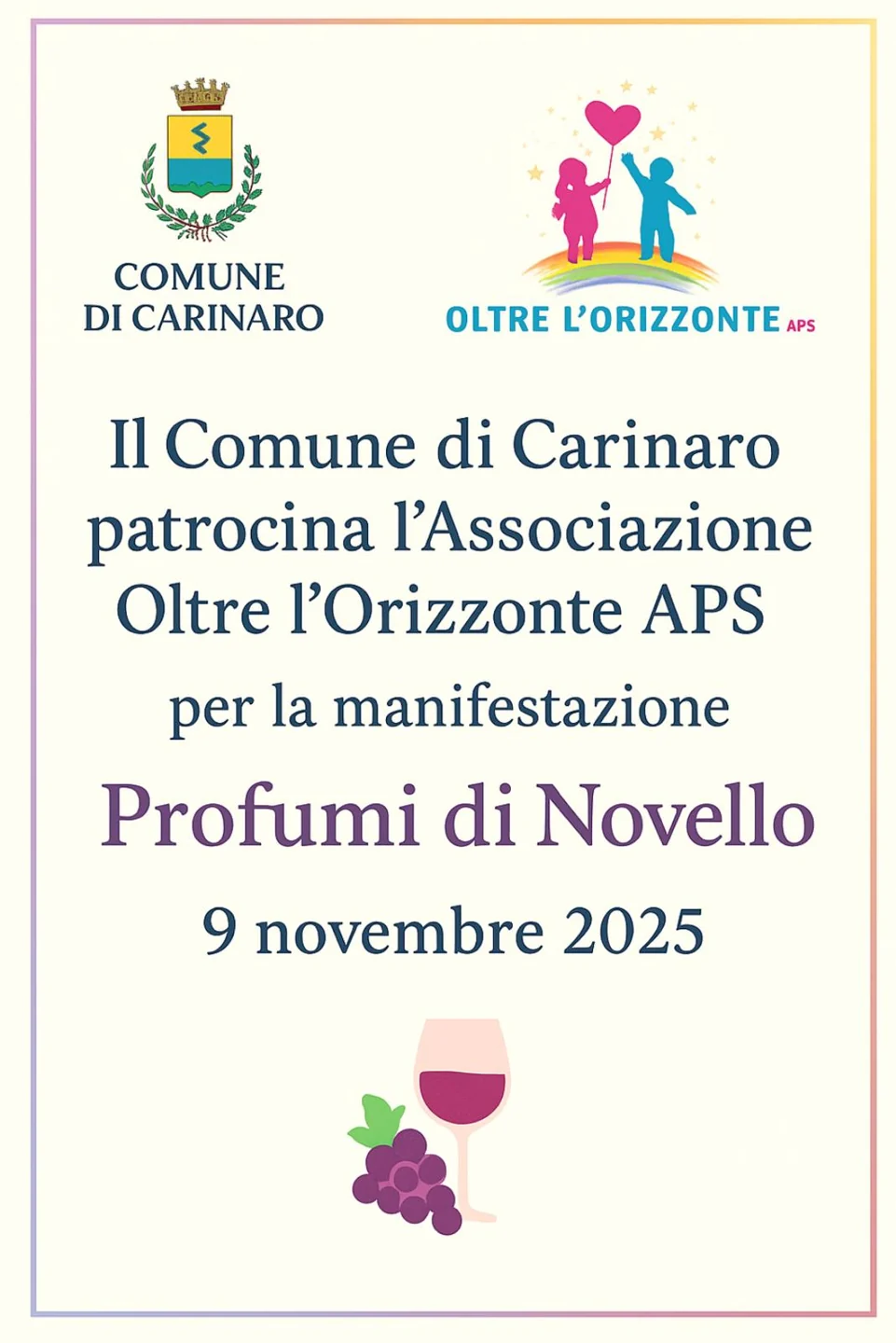 Il patrocinio del Comune di Carinaro