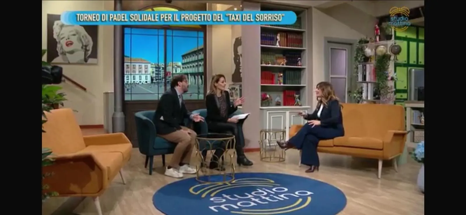 Un’intervista in studio dedicata al torneo per il Taxi del Sorriso